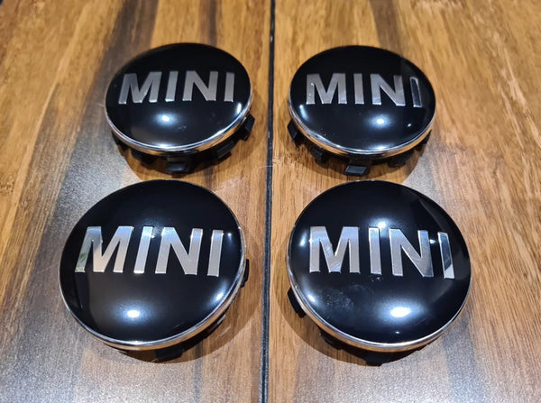 MINI čepovi za felge - CRNI 56mm (SET)