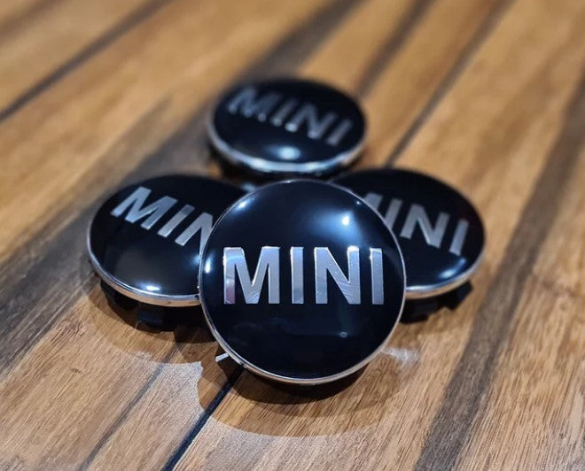 MINI čepovi za felge - CRNI 56mm (SET)