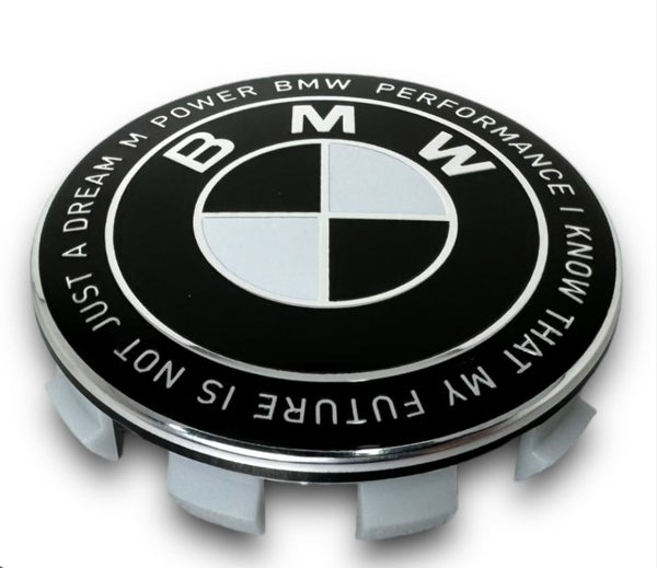 Bmw 68mm 50-ti jubilarni model čepa CRNI