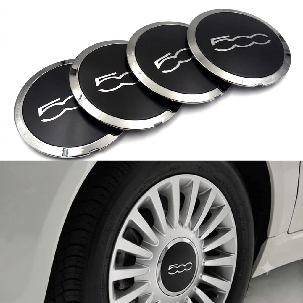 Fiat 500 čepovi za felge 133mm (set)