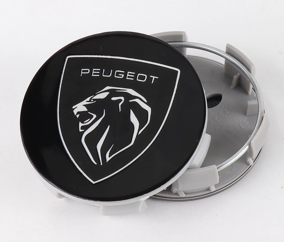 PEUGEOT čepovi za felge LION 60mm (4 kom) - novi tip