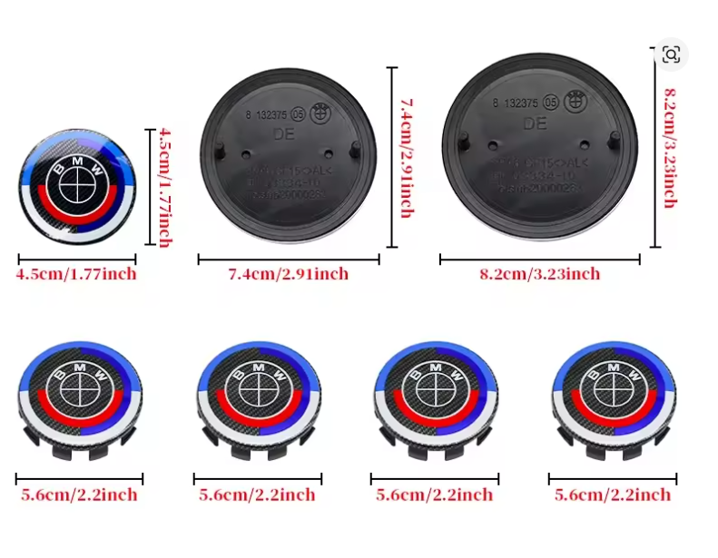 BMW karbon style set 50-ta obljetnica (7kom)