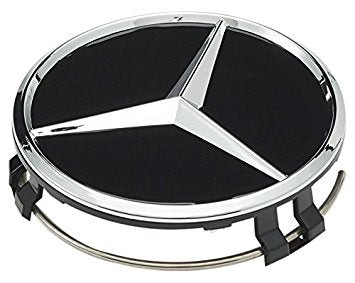 Mercedes čepovi 75mm za alu felge - Sjajno Crni (Set 4kom) - Uzmi sve